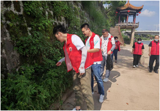 黨建領航：老街濱江聯合黨支部開展保護母親河環境整治志愿服務活動
